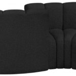 Arc 102" Boucle Fabric Upholstered 4pc. Modular Sectional