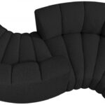 Arc 102" Boucle Fabric Upholstered 4pc. Modular Sectional