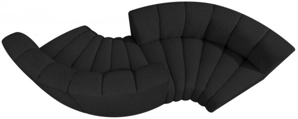 Arc 102" Boucle Fabric Upholstered 4pc. Modular Sectional
