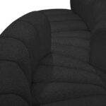 Arc 102" Boucle Fabric Upholstered 4pc. Modular Sectional