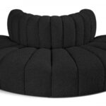 Arc 90" Boucle Fabric Upholstered 4pc. Modular Sectional