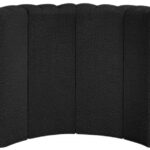 Arc 90" Boucle Fabric Upholstered 4pc. Modular Sectional