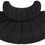 Arc 90" Boucle Fabric Upholstered 4pc. Modular Sectional