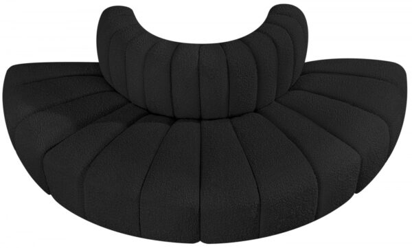 Arc 90" Boucle Fabric Upholstered 4pc. Modular Sectional