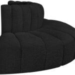 Arc 90" Boucle Fabric Upholstered 4pc. Modular Sectional