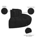 Arc 90" Boucle Fabric Upholstered 4pc. Modular Sectional