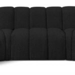 Arc 133" Boucle Fabric Upholstered 5pc. Modular Sectional
