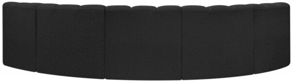 Arc 133" Boucle Fabric Upholstered 5pc. Modular Sectional