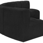 Arc 133" Boucle Fabric Upholstered 5pc. Modular Sectional