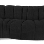 Arc 122" Boucle Fabric Upholstered 5pc. Modular Sectional