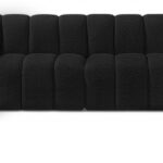 Arc 150" Boucle Fabric Upholstered 8pc. Modular Sectional