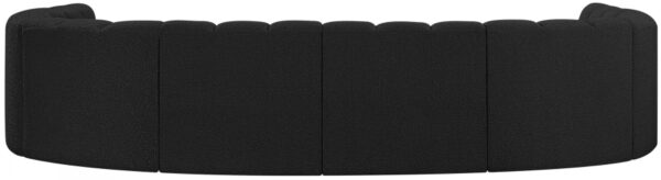 Arc 150" Boucle Fabric Upholstered 8pc. Modular Sectional
