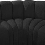Arc 150" Boucle Fabric Upholstered 8pc. Modular Sectional