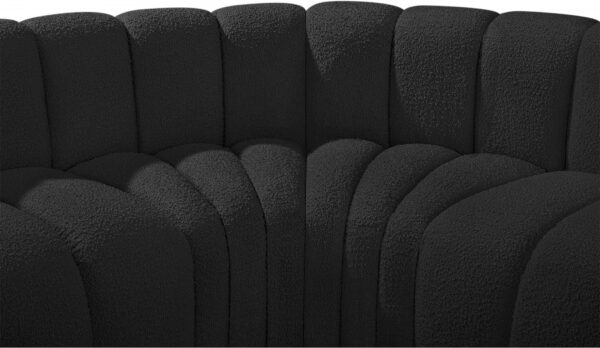 Arc 150" Boucle Fabric Upholstered 8pc. Modular Sectional