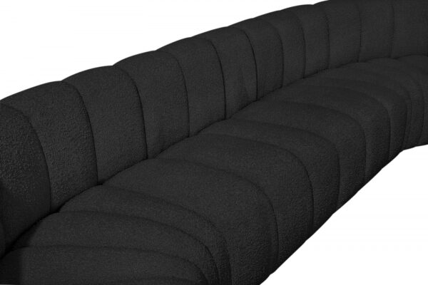 Arc 150" Boucle Fabric Upholstered 8pc. Modular Sectional