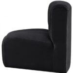 Arc Velvet Upholstered Curved Corner Modular Chair