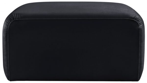 Arc Velvet Upholstered Ottoman