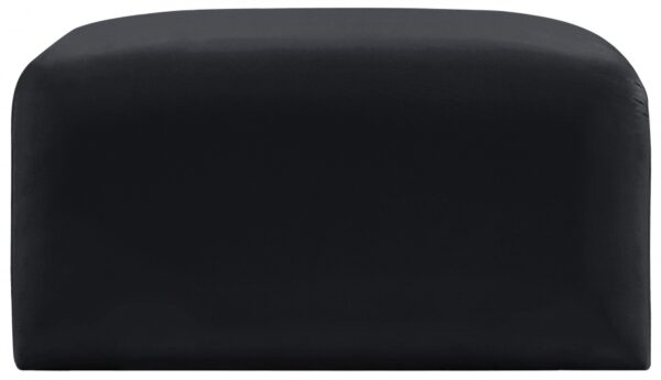 Arc Velvet Upholstered Ottoman