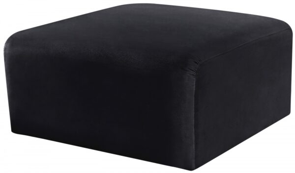 Arc Velvet Upholstered Ottoman