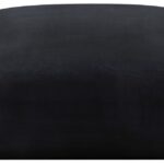 Arc Velvet Upholstered Ottoman
