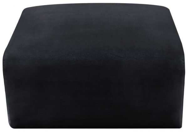 Arc Velvet Upholstered Ottoman