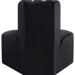 Arc Velvet Upholstered Reverse Corner Modular Chair
