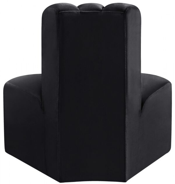 Arc Velvet Upholstered Reverse Corner Modular Chair