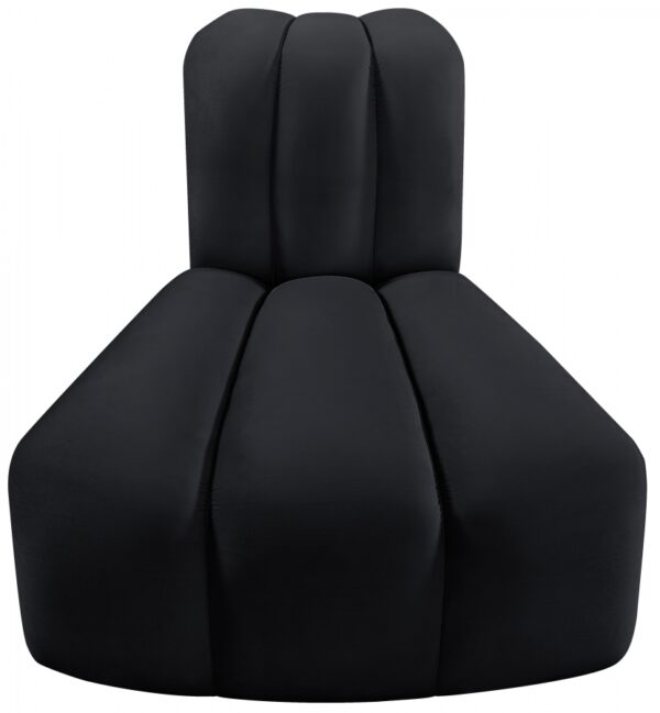 Arc Velvet Upholstered Reverse Corner Modular Chair