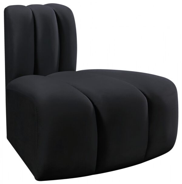 Arc Velvet Upholstered Reverse Corner Modular Chair