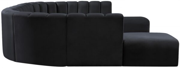 Arc 161" Velvet Upholstered 10pc. Modular Sectional