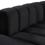 Arc 161" Velvet Upholstered 10pc. Modular Sectional
