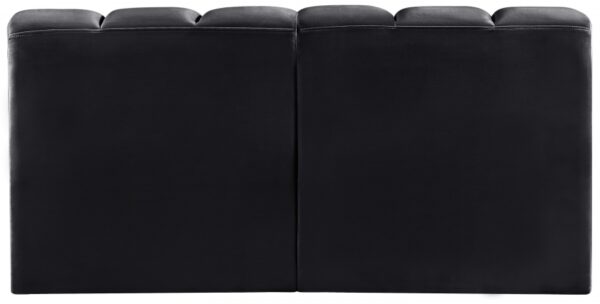 Arc 60" Velvet Upholstered 2pc. Modular Sectional