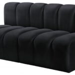 Arc 60" Velvet Upholstered 2pc. Modular Sectional