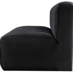 Arc 60" Velvet Upholstered 2pc. Modular Sectional