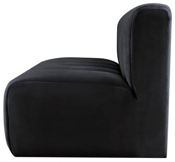 Arc 60" Velvet Upholstered 2pc. Modular Sectional