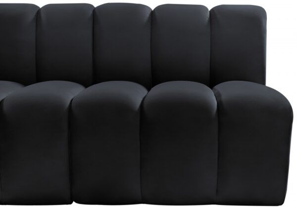 Arc 60" Velvet Upholstered 2pc. Modular Sectional