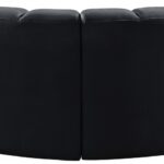 Arc 60" Velvet Upholstered 2pc. Modular Sectional