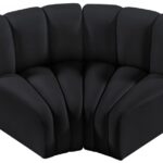 Arc 60" Velvet Upholstered 2pc. Modular Sectional