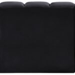 Arc 89.5" Velvet Upholstered 3pc. Modular Sectional