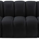 Arc 89.5" Velvet Upholstered 3pc. Modular Sectional