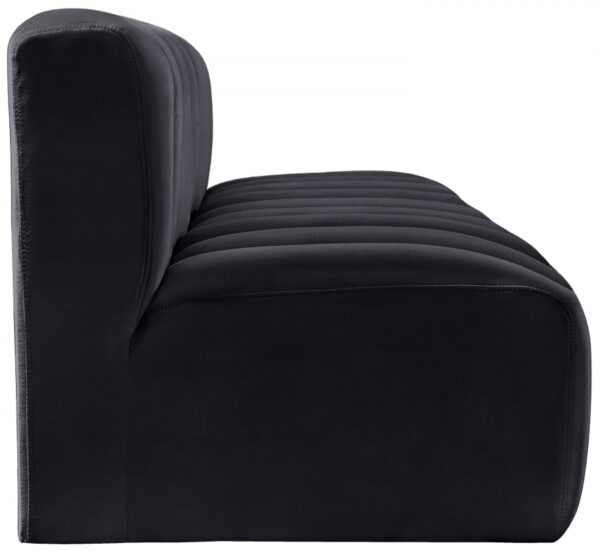Arc 89.5" Velvet Upholstered 3pc. Modular Sectional