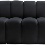 Arc 108" Velvet Upholstered 4pc. Modular Sectional