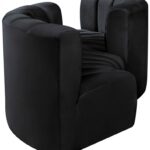 Arc 102" Velvet Upholstered 4pc. Modular Sectional