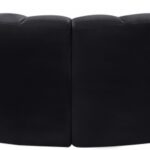 Arc 146" Velvet Upholstered 6pc. Modular Sectional