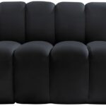 Arc 145" Velvet Upholstered 6pc. Modular Sectional