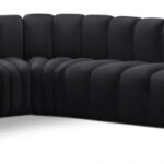 Arc 172" Velvet Upholstered 7pc. Modular Sectional