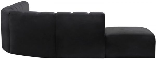 Arc 172" Velvet Upholstered 7pc. Modular Sectional