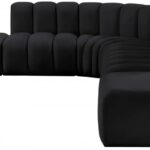 Arc 172" Velvet Upholstered 7pc. Modular Sectional