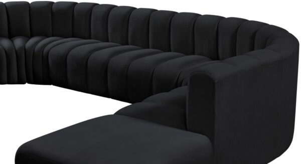 Arc 172" Velvet Upholstered 7pc. Modular Sectional