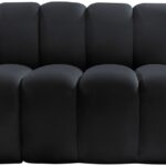 Arc 162" Velvet Upholstered 7pc. Modular Sectional